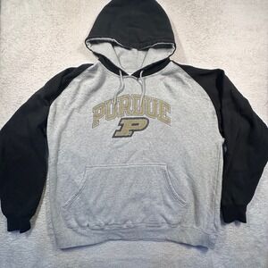 Vintage Y2K‎ NCAA Purdue Boilermakers Hoodie Sweatshirt Mens XL College